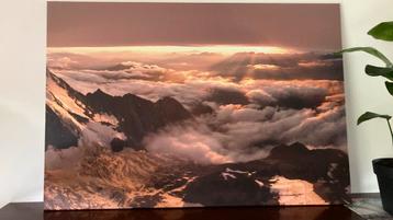 Schilderij muurdecoratie foto op canvas berglandschap beschikbaar voor biedingen