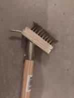 Onkruidborstel met houder+steel,nieuwe-ophalen, Ophalen of Verzenden, Nieuw