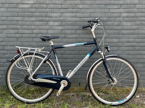 Gebruikte Rosaro Touring Trekking H57 Herenfiets Stadsfiets, Fietsen en Brommers, Fietsen | Heren | Herenfietsen, Gebruikt, Overige merken