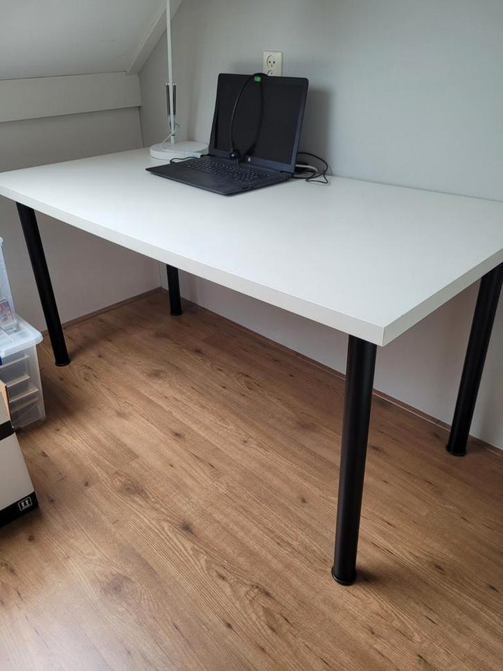 Wit bureau, Huis en Inrichting, Bureaus, Gebruikt, Ophalen