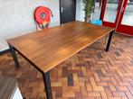 Degelijke kantine tafel met 9 stoelen, Ophalen, 200 cm of meer, 50 tot 100 cm, Zo goed als nieuw
