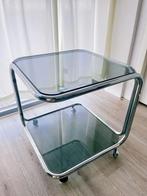 Space Age Chrome Coffee Table, Huis en Inrichting, Tafels | Salontafels, Ophalen, 50 tot 100 cm, 50 tot 75 cm, Space Age, 70s