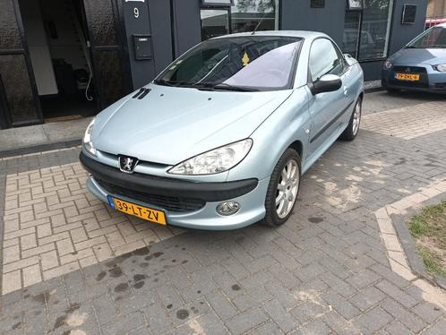 Peugeot 206 1.6 16V CC 2003 Grijs, Auto's, Peugeot, Bedrijf, Benzine, D, Cabriolet, Handgeschakeld, Origineel Nederlands, Zilver of Grijs