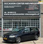 Volvo V50 1.6 D2 Sport 2010 Zwart ECC/LEER/LMV/EURO5!, Voorwielaandrijving, Euro 5, 4 cilinders, 700 kg