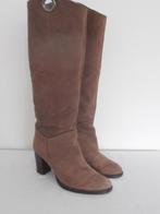 Franco Russo - prachtige bruine leren laarzen - 38, Kleding | Dames, Schoenen, Hoge laarzen, Bruin, Verzenden, Franco Russo