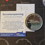 701	Bezoekerspenning KNM met certificaat 2018 UNC, Postzegels en Munten, Ophalen of Verzenden, Overige materialen, Nederland