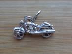 zilveren hanger motor fiets [762], Sieraden, Tassen en Uiterlijk, Verzenden, Zo goed als nieuw, Zilver, Zilver