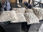 7 crèmekleurige sier/tuinkussens, Tuin en Terras, Tuinmeubel-accessoires, Ophalen of Verzenden, Zo goed als nieuw