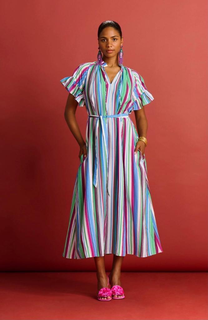 Pom Amsterdam Jurk Nieuw met kaartjes, Kleding | Dames, Jurken, Nieuw, Maat 38/40 (M), Overige kleuren, Onder de knie, Ophalen of Verzenden
