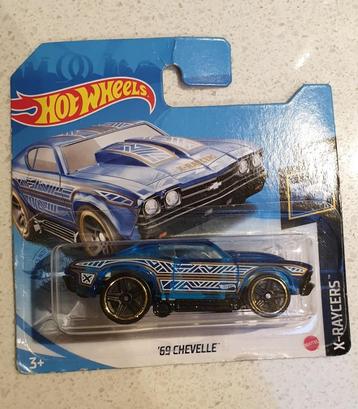 hot wheels hotwheels x-raycer 69 chevelle blauw beschikbaar voor biedingen