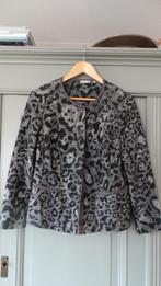 Rabe zwart/grijs animalprint jasje met knoopsluiting, mt. 44, Rabe, Verzenden, Zwart, Maat 42/44 (L)