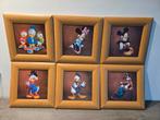 Disney schilderijen Donald Dagobert Minnie Mickey Goofy, Ophalen of Verzenden, Zo goed als nieuw, Hout
