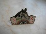 Holland Casino Pin / Speldje - Speelkaarten & Paard - 3 x 2, Verzenden, Gebruikt, Overige onderwerpen, Speldje of Pin