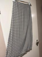Vintage Lange Rok met Print - Maat M (viscose), Ophalen of Verzenden, Zo goed als nieuw, Maat 38/40 (M), Blauw
