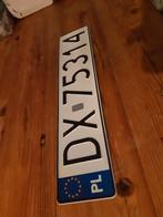 Kentekenplaat polen, Verzamelen, Overige Verzamelen, Ophalen of Verzenden