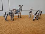 Schleich Zebra Familie - 4 stuks, Ophalen of Verzenden, Zo goed als nieuw