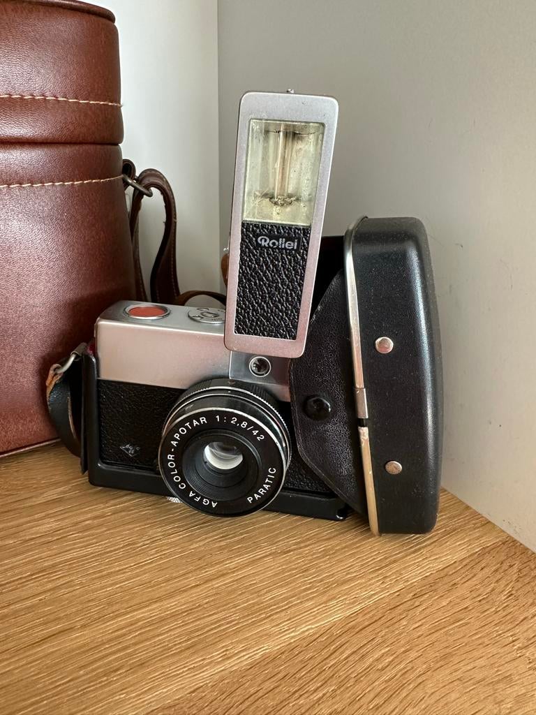 Vintage Agfa Color-Apotar Paratic Camera, Ophalen, Gebruikt, Compact, Overige Merken
