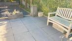 Donkergrijze tuintegels 60x60 - 53 stuks, Tuin en Terras, Tegels en Klinkers, Ophalen, Gebruikt, 10 m² of meer, Beton
