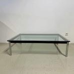 Cassina Le Corbusier LC-10 salontafel, Ophalen, Vierkant, Zo goed als nieuw, Glas