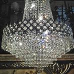 Kristallen kroonluchter / zakkroonluchter swarovski -zilver, Huis en Inrichting, Lampen | Kroonluchters, Ophalen of Verzenden