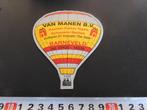 sticker luchtballon van manen barneveld kachels parket 377*, Ophalen, Zo goed als nieuw
