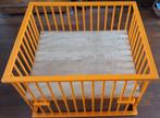 Oranje kinderbox, Kinderen en Baby's, Ophalen, Gebruikt, Rechthoekig, In hoogte verstelbaar
