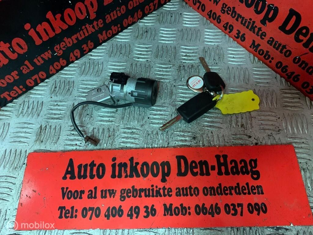 Peugeot 308 207 C5 ('07-'12) Contactslot + Sleutel 36410600, Gebruikt, Ophalen of Verzenden, Peugeot, Peugeot