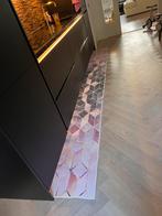 Prachtige keukenloper 253 x 39 roze zwart, Huis en Inrichting, Ophalen of Verzenden, Zo goed als nieuw