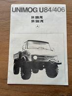 Unimog  U84 / 406 folder, Ophalen of Verzenden, Zo goed als nieuw, Overige merken