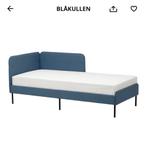 BLÅKULLEN Eenpersoonsbedframe, Ophalen, 90 cm, Eenpersoons, Blauw