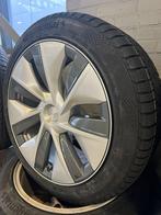 Origineel 19" Tesla model Y Winter set, 19 inch, Gebruikt, 255 mm, Banden en Velgen