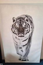 Tijger Print canvas 78x118, Ophalen, 75 tot 100 cm, 75 cm of meer, Print