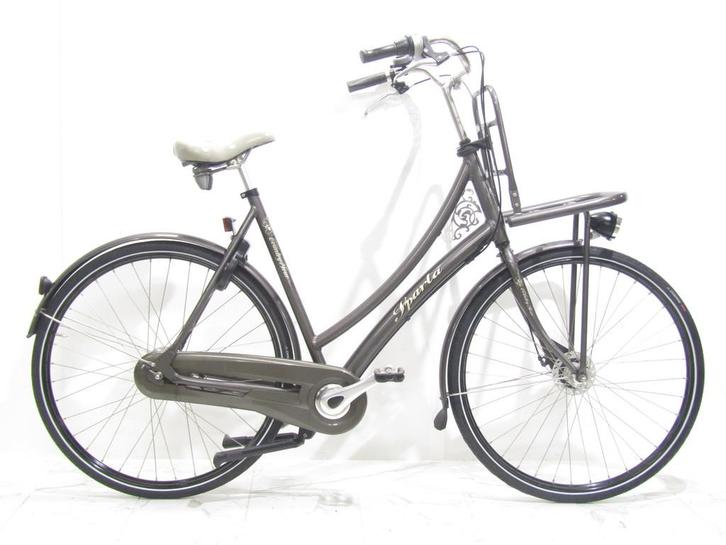Sparta Country tour grijs dames 59cm 28inch, Fietsen en Brommers, Fietsen | Heren | Herenfietsen, Gebruikt, Sparta, 57 tot 61 cm
