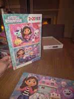 Gabby's Poppenhuis Puzzels 2x20 Stuks, Ophalen of Verzenden, 10 tot 50 stukjes, Zo goed als nieuw, 2 tot 4 jaar