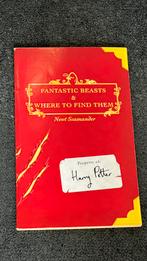 Harry Potter leerboek Fantastic Beasts UK, Verzamelen, Ophalen of Verzenden, Gebruikt, Boek of Poster