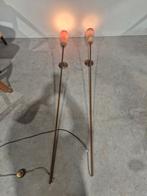 2 vintage albast muurlampen., Gebruikt, Onbekend, Ophalen of Verzenden, Onbekend