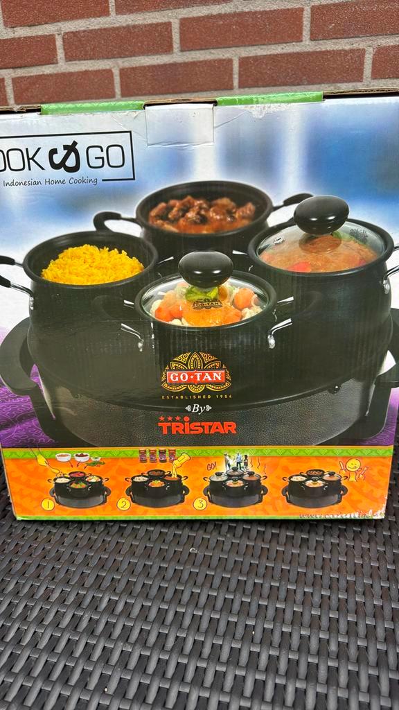 Tristar BP-2981 Wok set 4 personen, Witgoed en Apparatuur, Gourmetstellen, Zo goed als nieuw, Ophalen of Verzenden