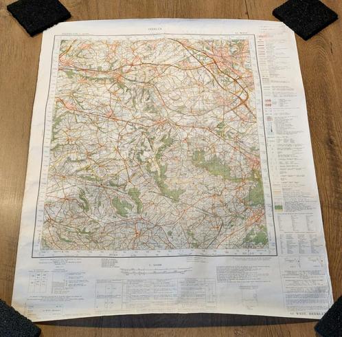 Topografische kaart 62 West Heerlen 1979, Boeken, Atlassen en Landkaarten, Gelezen, Landkaart, Nederland, 1800 tot 2000, Ophalen of Verzenden