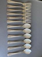 Zilverplated visbestek met logo Grand hotel Park Gstaad, Ophalen of Verzenden, Zo goed als nieuw, Overige materialen, Bestekset