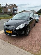 Ford C-Max 1.0 92KW 2015 Zwart, Auto's, Voorwielaandrijving, Zwart, Zwart, 1200 kg