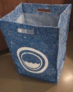 Seepje wasmand, gemaakt van oude steward(ess) kostuums, Ophalen of Verzenden, Gebruikt, Blauw