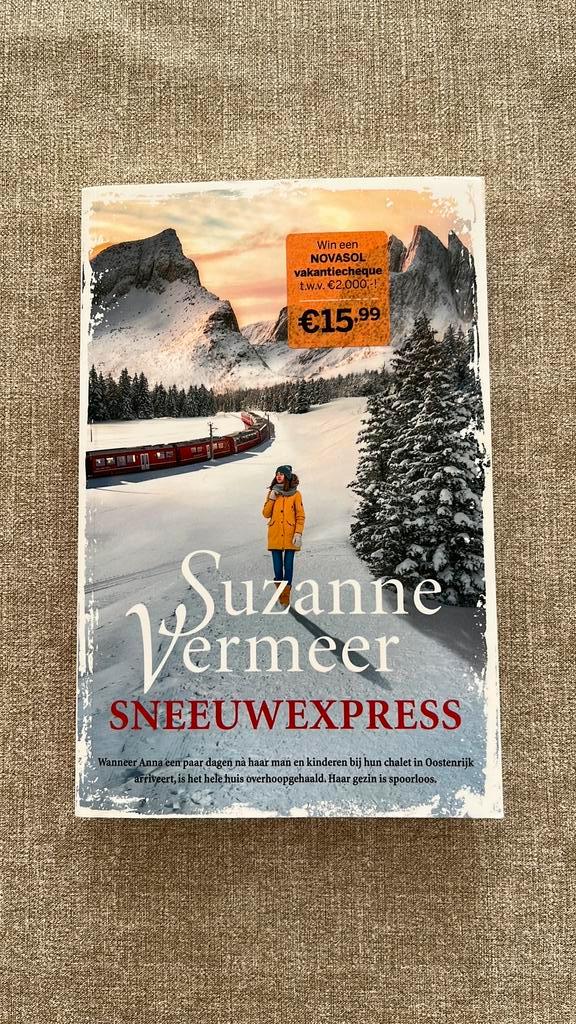 Suzanne Vermeer - Sneeuwexpress, Boeken, Thrillers, Zo goed als nieuw, Nederland, Ophalen of Verzenden