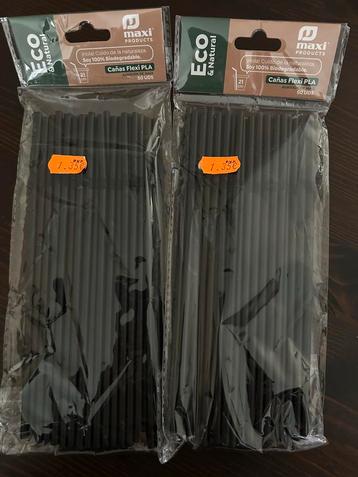 NEW 100x plastic rietjes beschikbaar voor biedingen