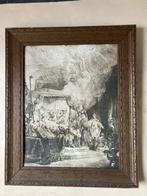 Rembrandt Oude Heliogravure, Ophalen of Verzenden