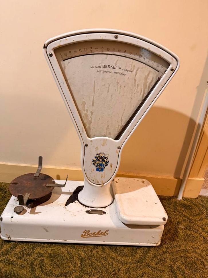 Antieke Berkel Weegschaal (Glas Kapot), Antiek en Kunst, Antiek | Keukenbenodigdheden, Ophalen