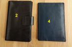 D036 Leren portefeuilles in 2 kleuren en 2 maten, Sieraden, Tassen en Uiterlijk, Portemonnees, Ophalen of Verzenden, Nieuw, Zwart