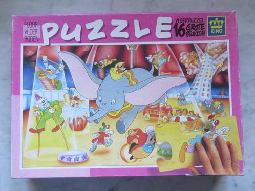 Vloerpuzzel Olifant Dumbo, Hobby en Vrije tijd, Denksport en Puzzels, Zo goed als nieuw, Legpuzzel, Ophalen of Verzenden