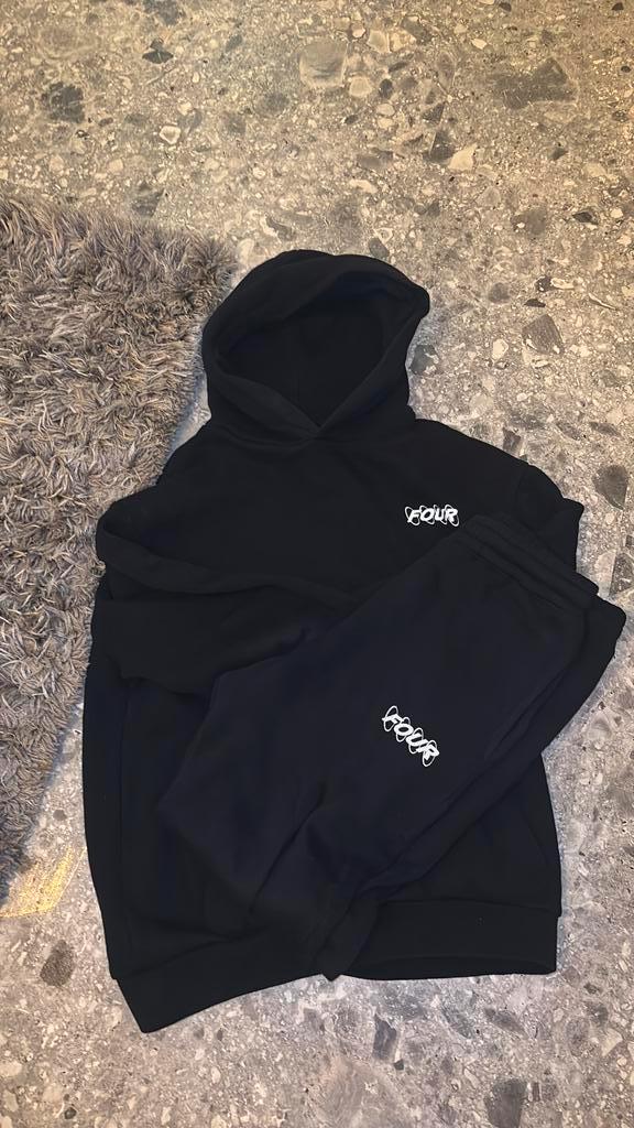 Four Pak Zwart 16, Kleding | Heren, Truien en Vesten, Zo goed als nieuw, Maat 46 (S) of kleiner, Zwart, Ophalen