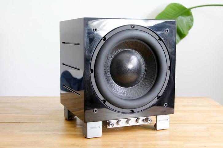 REL R-205 actieve subwoofer, Audio, Tv en Foto, Luidsprekers, Gebruikt, Subwoofer, 60 tot 120 watt, Overige merken, Ophalen