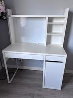 Bureau MICKE Ikea wit, Huis en Inrichting, Bureaus, Ophalen, Zo goed als nieuw, Bureau